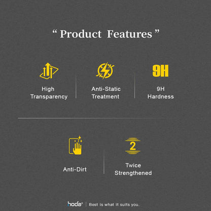 Hoda Tempered Glass for iPhone 13 - 13 Pro 6.1" 5G ( 2.5D 0.33mm Full Coverage ) - with Helper - Clear (Barcode: 4711103541890 )