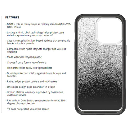 Otterbox Symmetry Clear for iPhone 13 Pro Max 6.7" 5G - Antimicrobial Case - Ombre Spray (Barcode: 840104265475 )