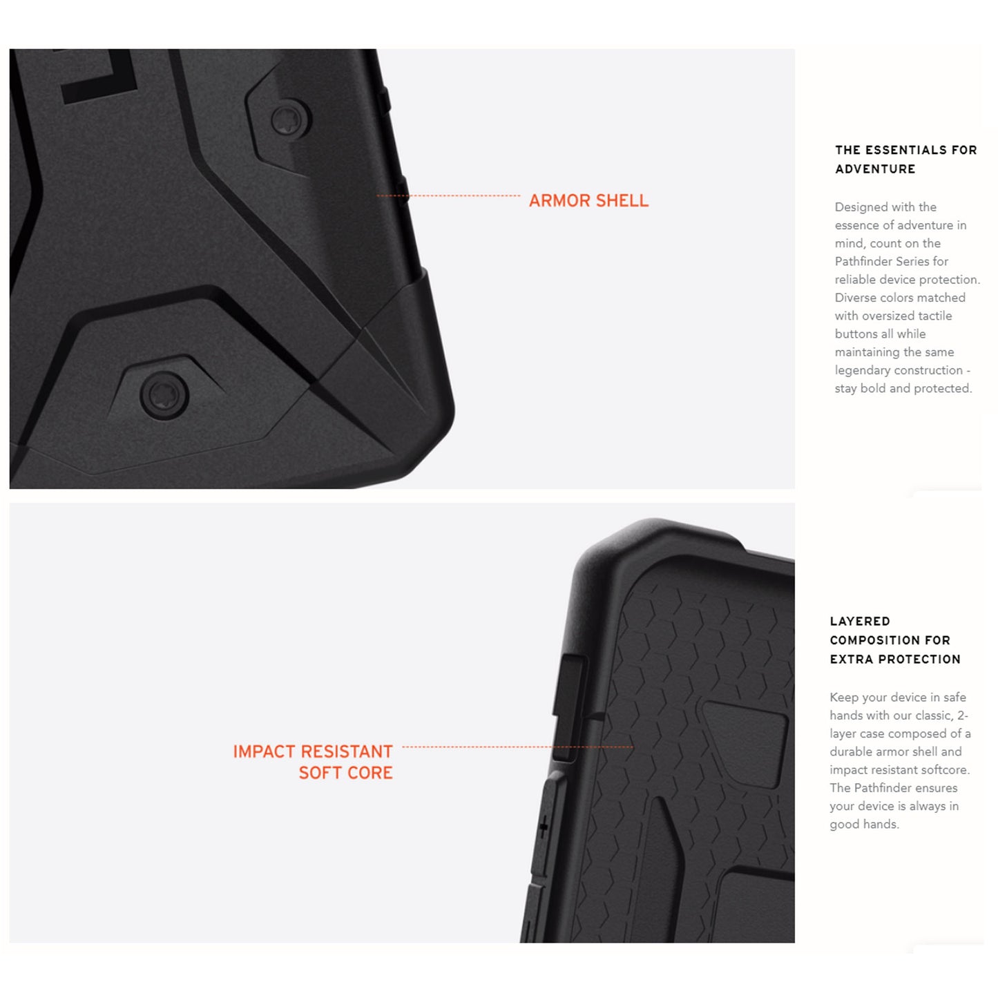 UAG Pathfinder for iPhone 13 Pro 5G 6.1" - Black (Barcode: 810070363062 )