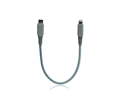 Monocozzi Motif Braided USB-C to Lightning Cable ( 25cm ) - Charcoal (Barcode: 4895199105355 ) - Forexengineer-malaysia