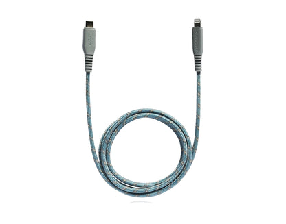 Monocozzi Motif Braided USB-C to Lightning Cable ( 100cm ) - Charcoal (Barcode: 4895199105324 ) - Forexengineer-malaysia