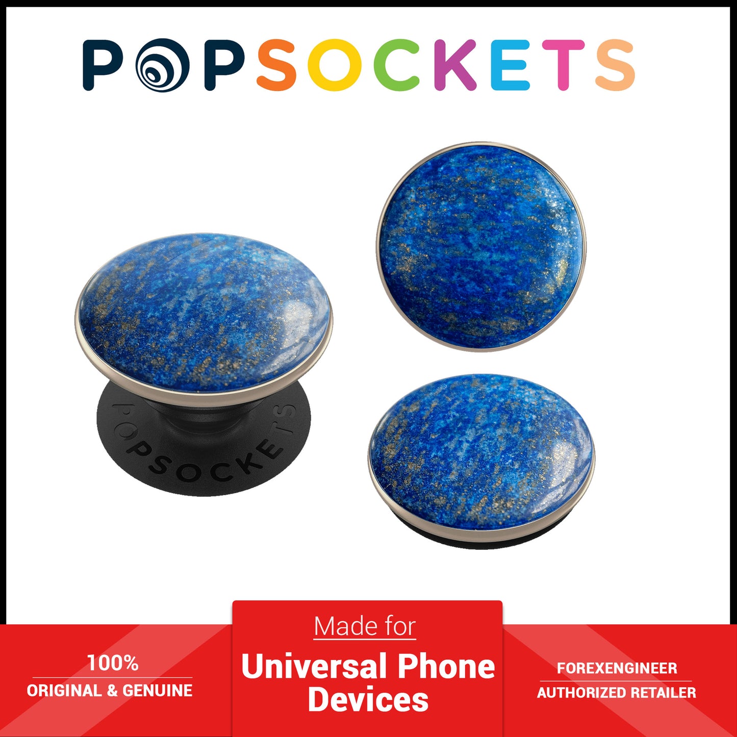 PopSockets Swappable Luxe - Genuine Lapis (Barcode: 842978158679 )