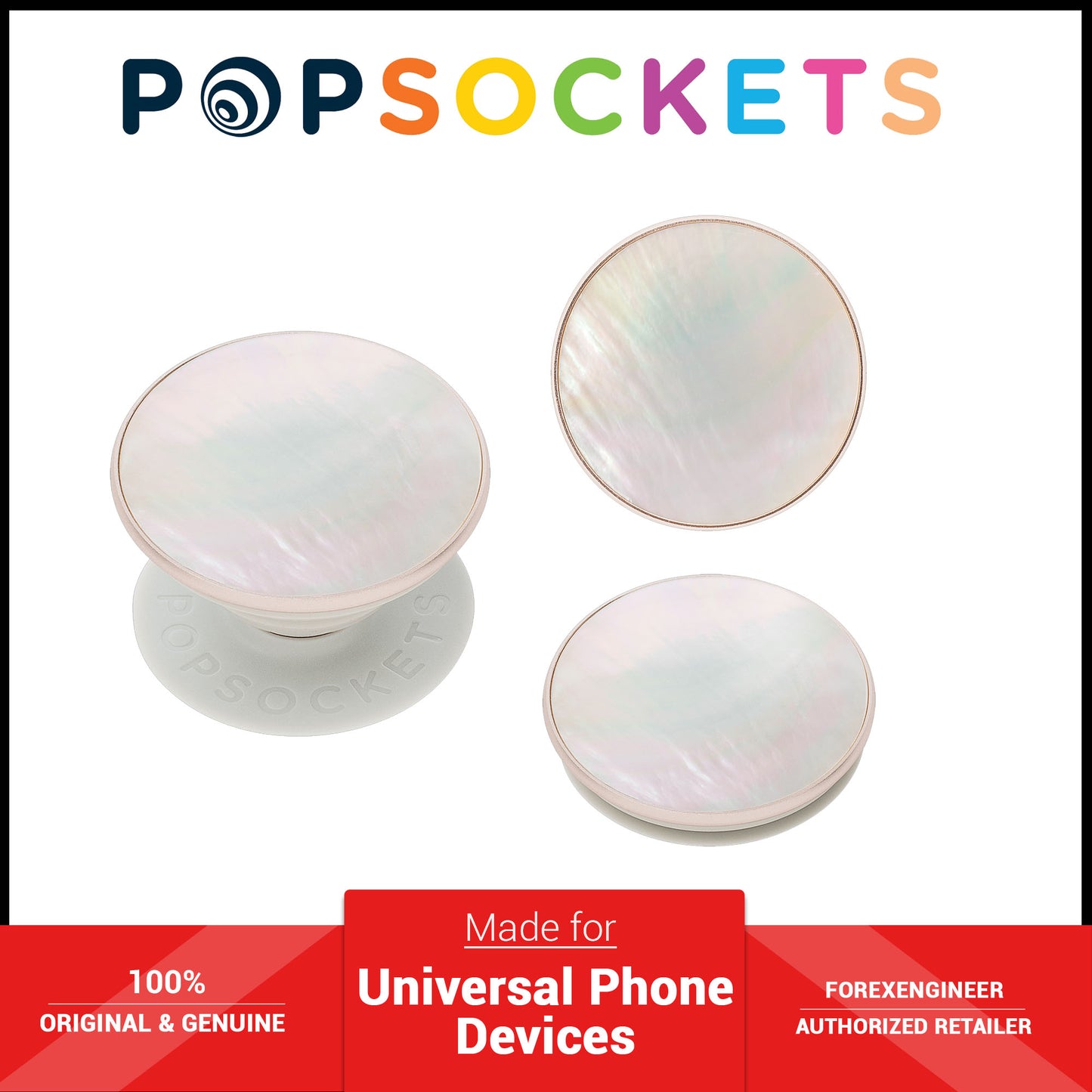PopSockets Swappable Luxe - Mother of Pearl (Barcode: 842978153483 )