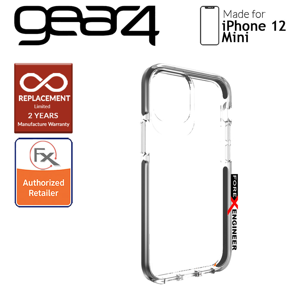 Gear4 Piccadilly for iPhone 12 Mini 5G 5.4" - D30 Material Technology - Black (Barcode : 840056127906)