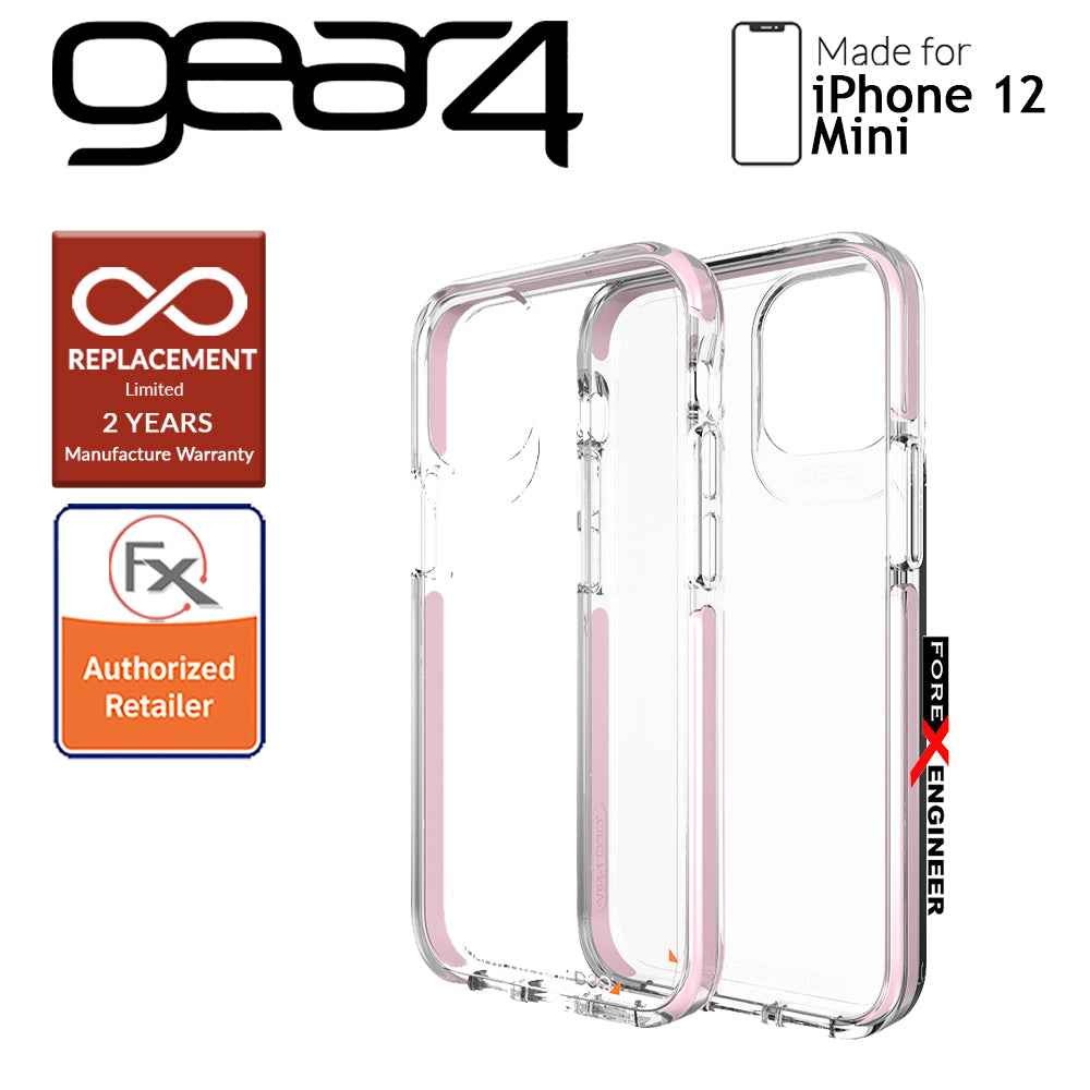 Gear4 Piccadilly for iPhone 12 Mini 5G 5.4" - D30 Material Technology - Rose Gold (Barcode : 840056129146)