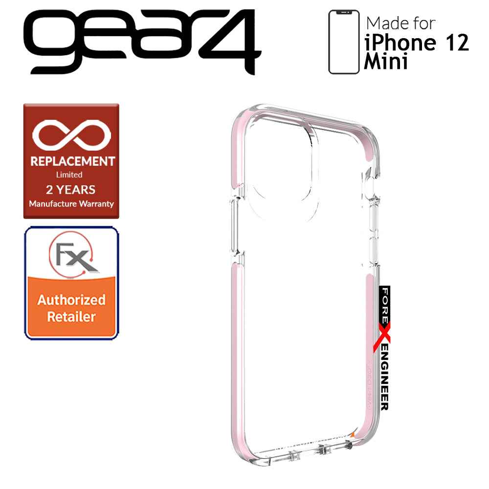 Gear4 Piccadilly for iPhone 12 Mini 5G 5.4" - D30 Material Technology - Rose Gold (Barcode : 840056129146)