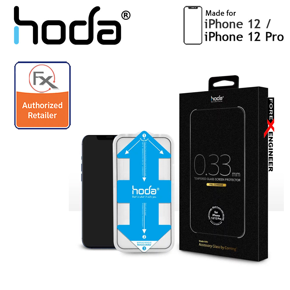 Hoda Tempered Glass for iPhone 12 - 12 Pro 5G 6.1" - Corning (Barcode : 4713381518946)