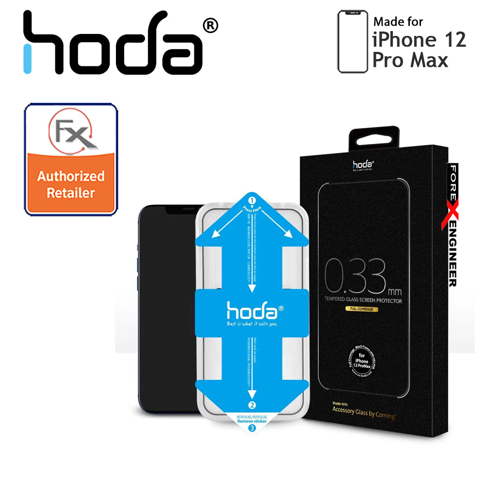 Hoda Tempered Glass for iPhone 12 Pro Max 5G 6.7" - Corning (Barcode : 4713381518953)