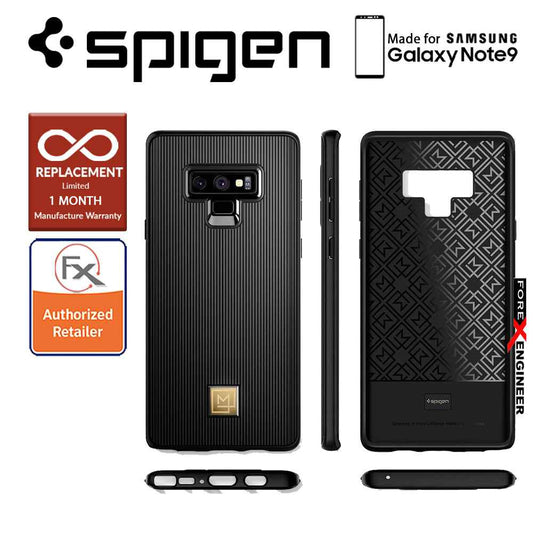 Spigen La Manon Classy for Samsung Galaxy Note 9 - Black (Barcode : 8809613764772) - Forexengineer -Malaysia- 8809613764772