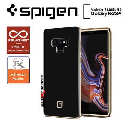 Spigen La Manon Etui for Samsung Galaxy Note 9 - Gold Black (Barcode : 8809613767919)