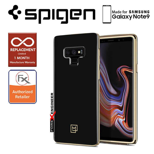 Spigen La Manon Etui for Samsung Galaxy Note 9 - Gold Black (Barcode : 8809613767919) - Forexengineer -Malaysia- 8809613767919
