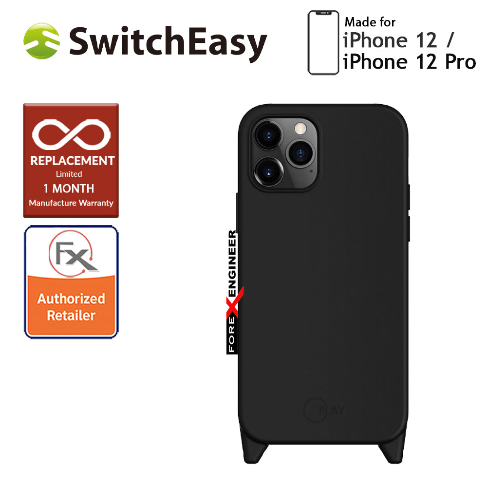 SwitchEasy Play for iPhone 12 - 12 Pro 5G 6.1" - Black (Barcode : 4897094566590)