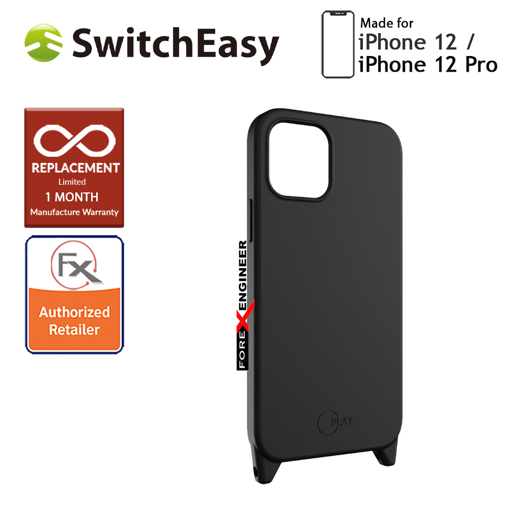 SwitchEasy Play for iPhone 12 - 12 Pro 5G 6.1" - Black (Barcode : 4897094566590)