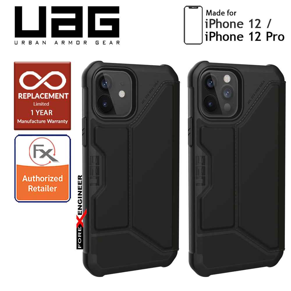 UAG Metropolis for iPhone 12 - 12 Pro 5G 6.1" - Black PU (Barcode : 812451036985)