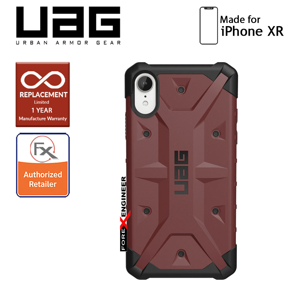 [RACKV2_CLEARANCE] UAG Pathfinder for iPhone XR - Feather Light Rugged & Military Drop Tested - Carmine (Barcode : 812451030426)