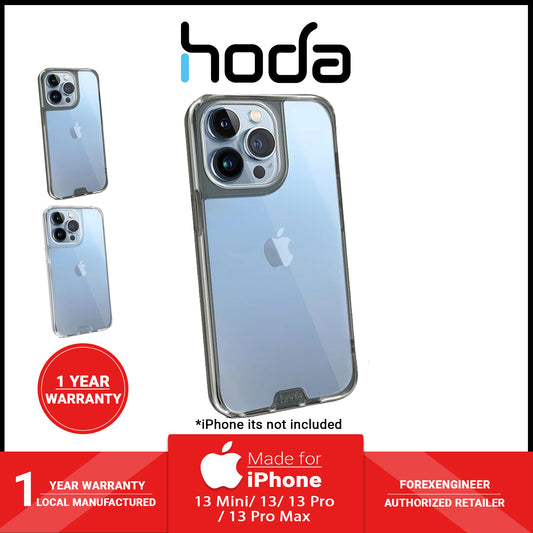 Hoda Crystal Pro Glass Case for iPhone 13 Pro Max  6.7" 5G - Military Standard Case - Clear Black (Barcode: 4711103541616 )