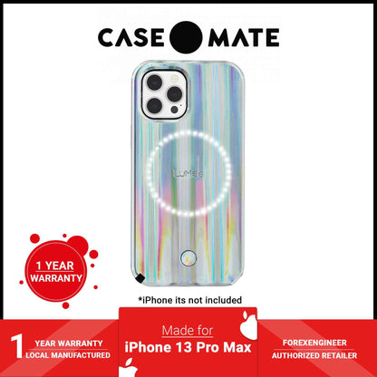 Case-Mate LuMee Halo for iPhone 13 Pro Max 6.7" 5G with Antimicrobial - Holographic Paris Hilton Edition (Barcode: 840171706390 )