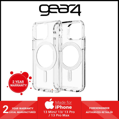 Gear4 Crystal Palace Snap for iPhone 13 Pro Max 6.1" 5G - MagSafe Compatible - Clear (Barcode: 840056146549 )
