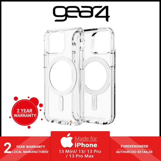 Gear4 Crystal Palace Snap for iPhone 13 6.1" 5G - MagSafe Compatible - Clear (Barcode: 840056146525 )