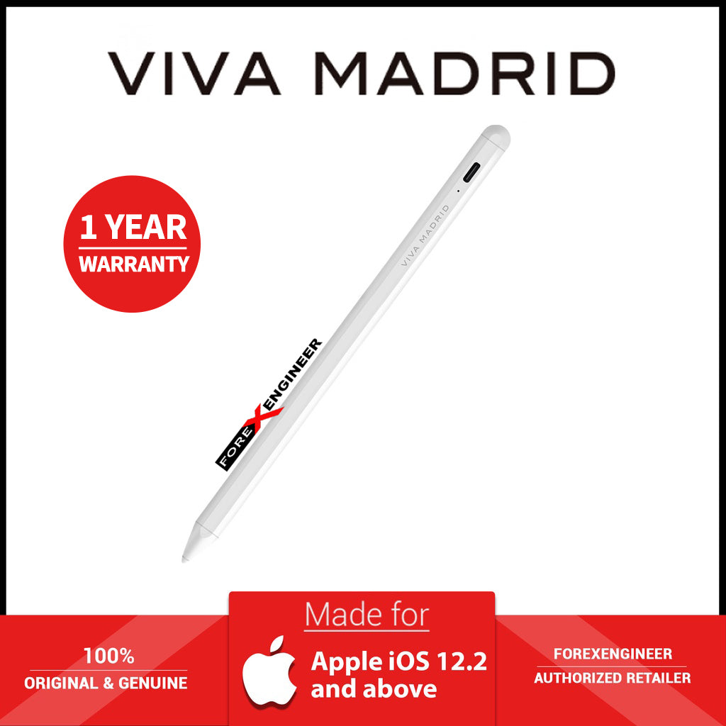 Viva Madrid Glide+ Magnetic Stylus Pencil For Apple iPad - Compatible with Apple iOS 12.2 and above (Barcode: 8886461237993 )