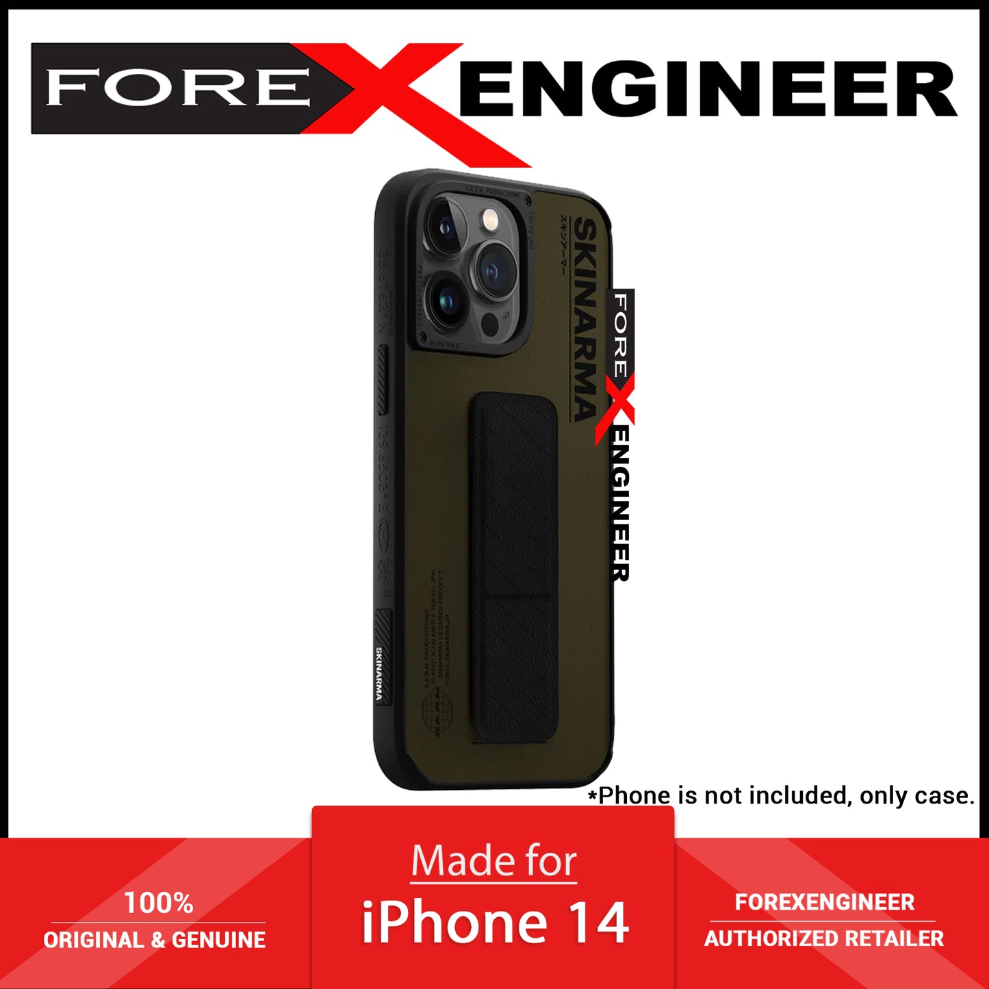 [ONLINE ONLY] Skinarma Gyo for iPhone 14 - Green ( Barcode: 8886461242836 )