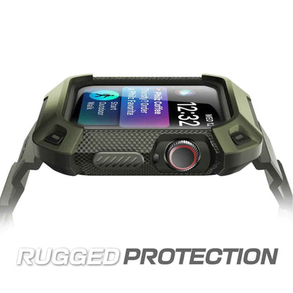 UB Pro Rugged Wristband Case for for Apple Watch ( 41mm - 40mm ) Series 8 - SE2 - 7 - 6 - SE - 5 - 4 - DarkGreen