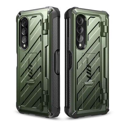 Supcase Unicorn Beetle Pro Rugged Case for Samsung Galaxy Z Fold 4 with Built-in Screen Protector - Dark Green