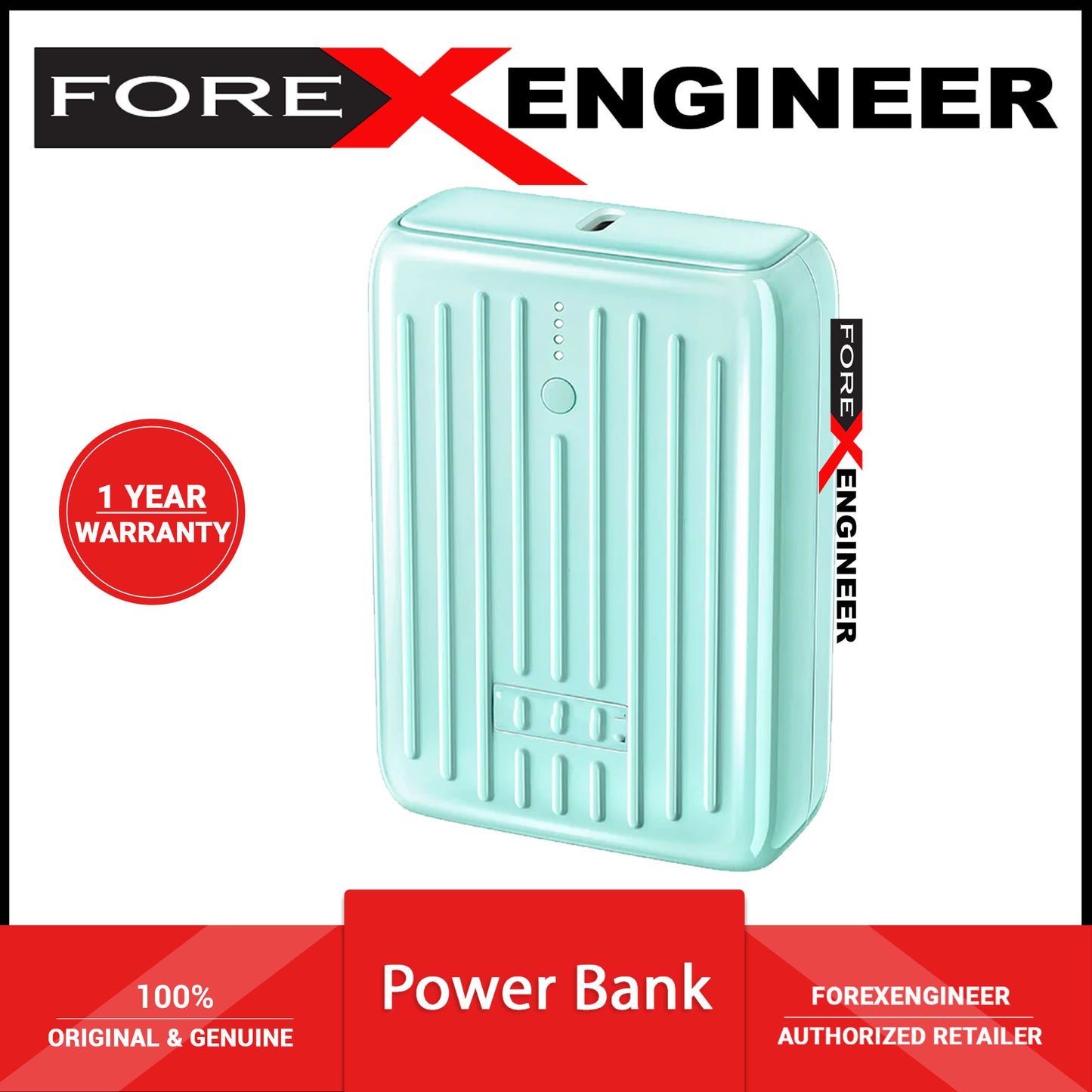 Zendure SuperMini 10,000mAh 20W PD Power Bank - Credit Card Sized - Green ( Barcode: 850012949367 )