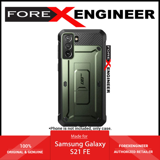 Supcase Unicorn Beetle Pro Rugged Case for Samsung Galaxy S21 FE with Built-in Screen Protector - Dark Green (Barcode: 843439113411 )