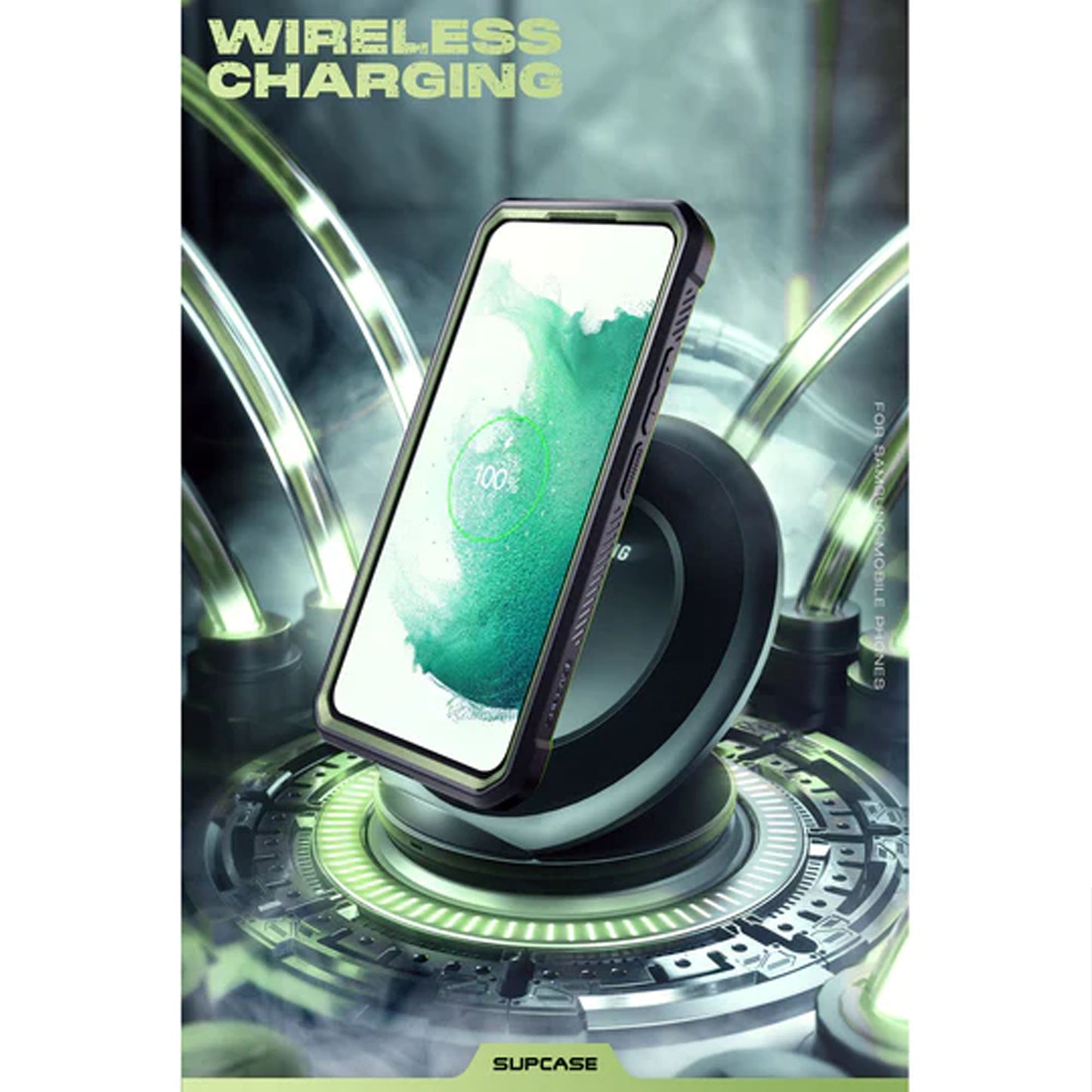Supcase Unicorn Beetle Pro Rugged Case for Samsung Galaxy S22 Ultra - Dark Green