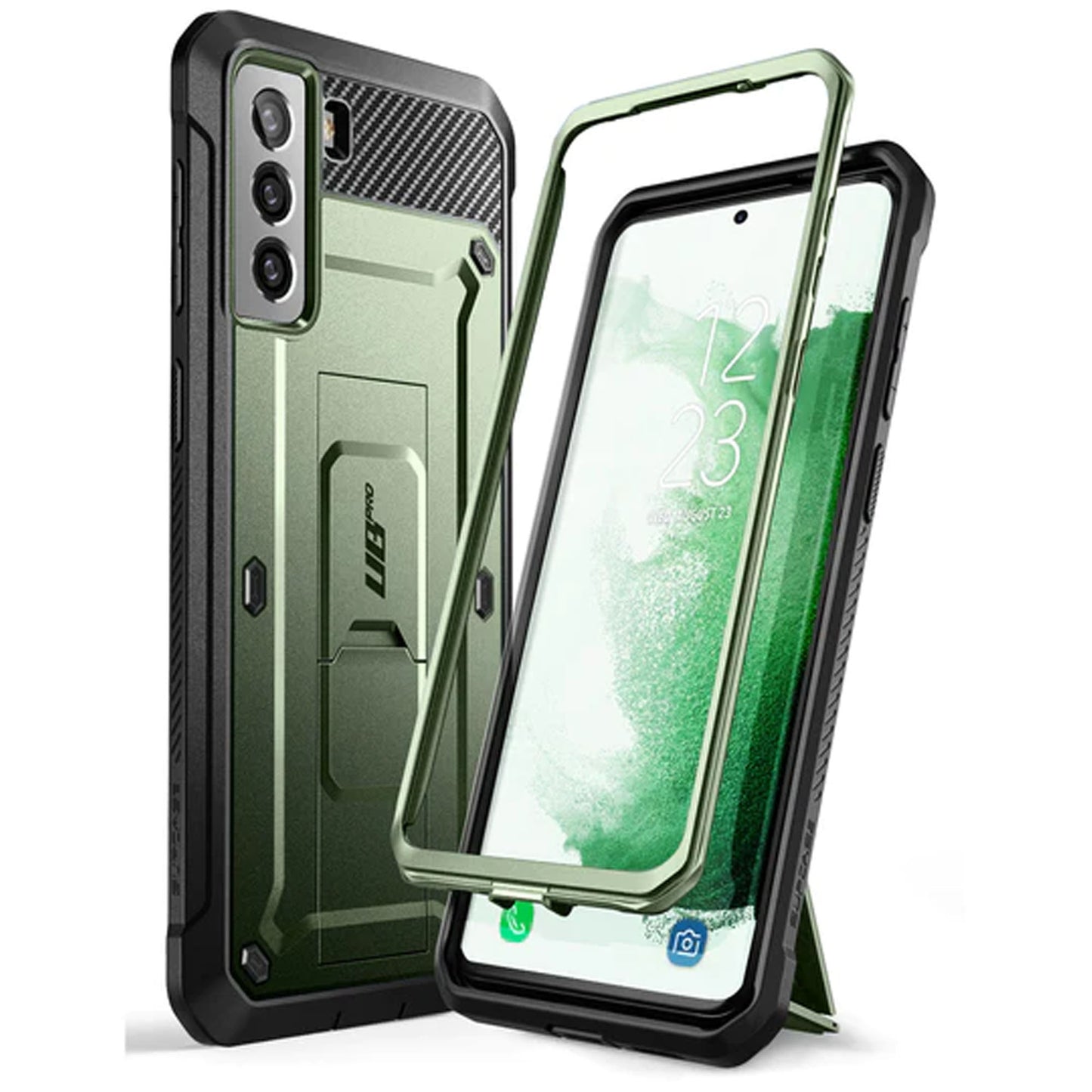 Supcase Unicorn Beetle Pro Rugged Case for Samsung Galaxy S22 - Dark Green (Barcode: 843439116078 )