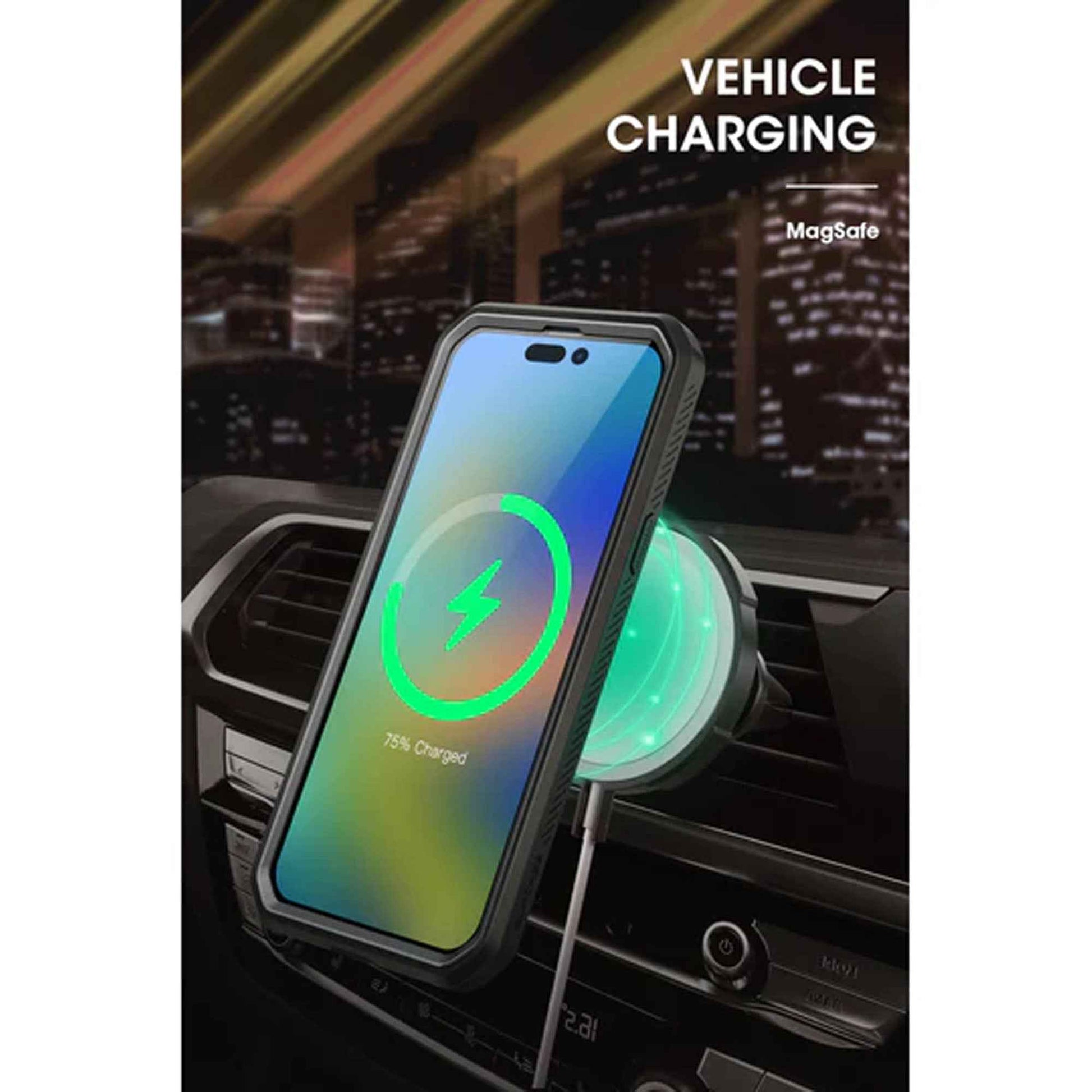 [ONLINE EXCLUSIVE] Supcase UB Unicorn Beetle PRO MAG for iPhone 13 Pro Max - MagSafe Rugged Case with Built-in Screen protector - Gun Metal (Barcode: 843439117624 )