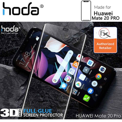 [RACKV2_CLEARANCE] Hoda Tempered Glass for Huawei Mate 20 PRO - 3D UV FULL GLUE (Revised Glue Formula) Screen Protector ( UV Lamp NOT included ) - Clear - Forexengineer-malaysia