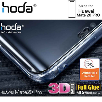[RACKV2_CLEARANCE] Hoda Tempered Glass for Huawei Mate 20 PRO - 3D UV FULL GLUE (Revised Glue Formula) Screen Protector ( UV Lamp NOT included ) - Clear - Forexengineer-malaysia
