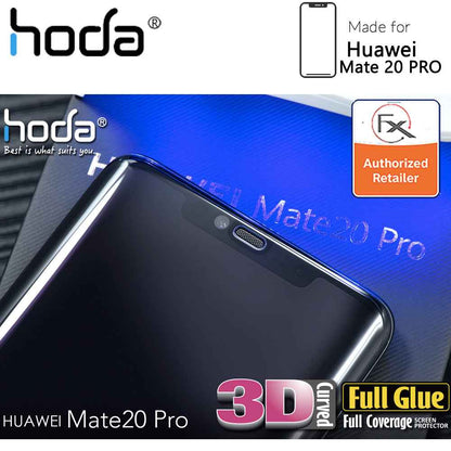 [RACKV2_CLEARANCE] Hoda Tempered Glass for Huawei Mate 20 PRO - 3D UV FULL GLUE (Revised Glue Formula) Screen Protector ( UV Lamp NOT included ) - Clear - Forexengineer-malaysia