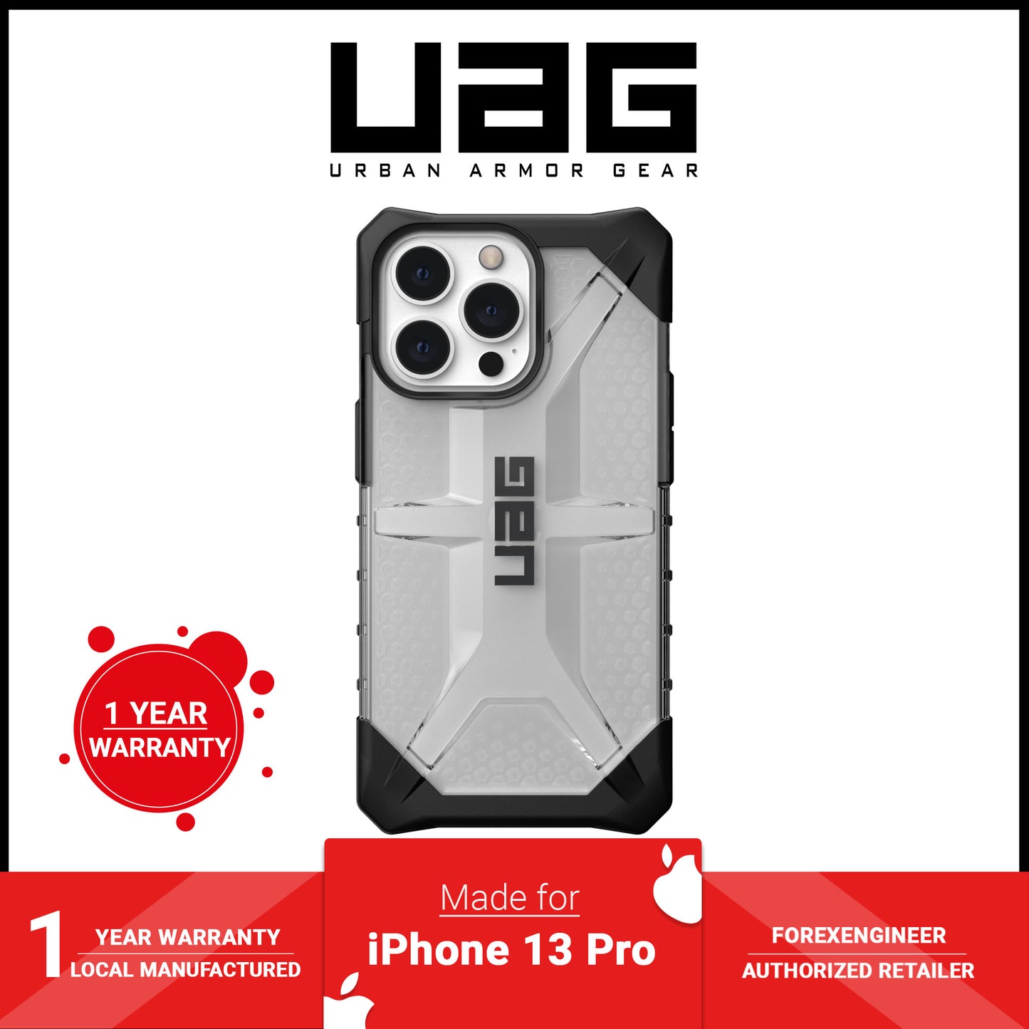 UAG Plasma for iPhone 13 Pro 5G 6.1" - Ice (Barcode: 810070362997 )