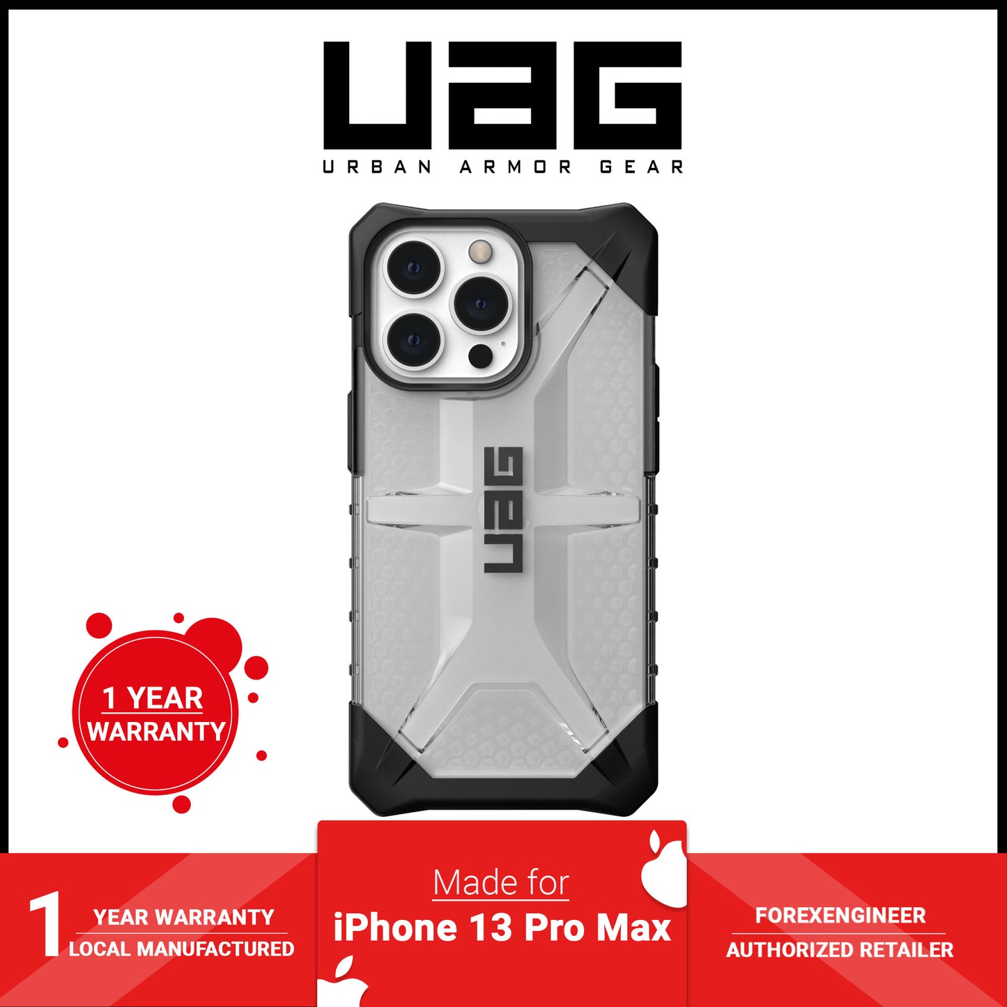 UAG Plasma for iPhone 13 Pro Max 5G 6.7" - Ice (Barcode: 810070363840 )