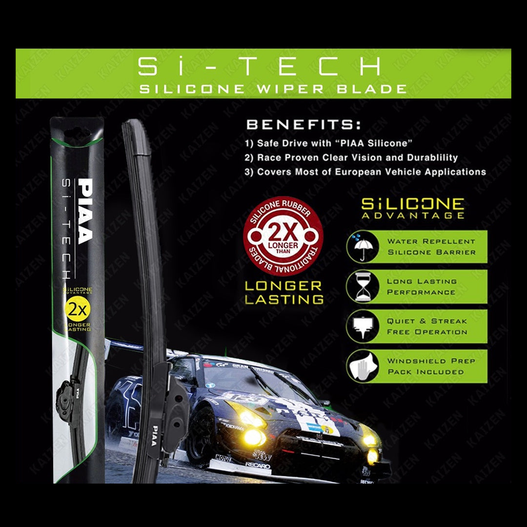 PIAA SI TECH Flat Silicone Car Wiper ( 16" ) (Barcode: 4960311044505 )