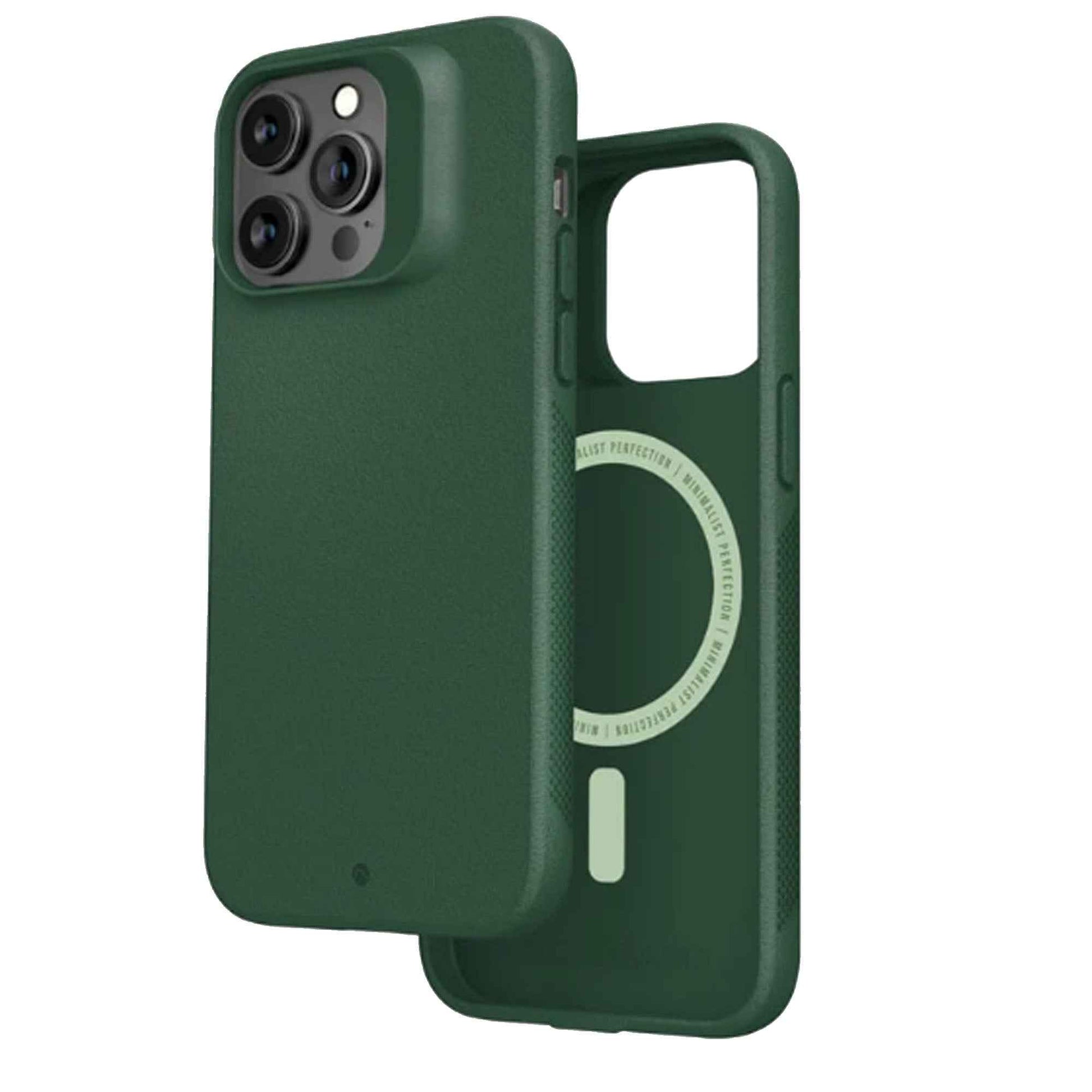 Caudabe Synthesis for iPhone 14 Pro  - Magsafe Compatible - Mountain Green