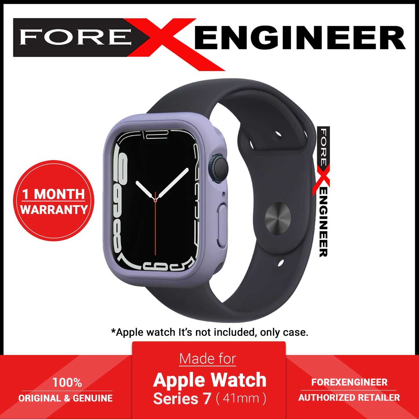 Rhinoshield CrashGuard NX for Apple Watch Series 7 ( 41mm ) - Lavender (Barcode: 4711203597056 )