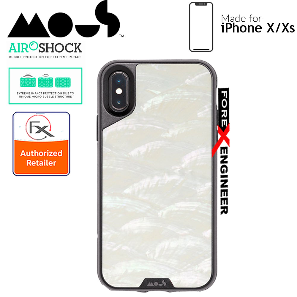 [RACKV2_CLEARANCE] MOUS LIMITLESS 2.0 Case for iPhone XS (Compatible with iPhone X) - AiroShock extremely shockproof protective - White Shell