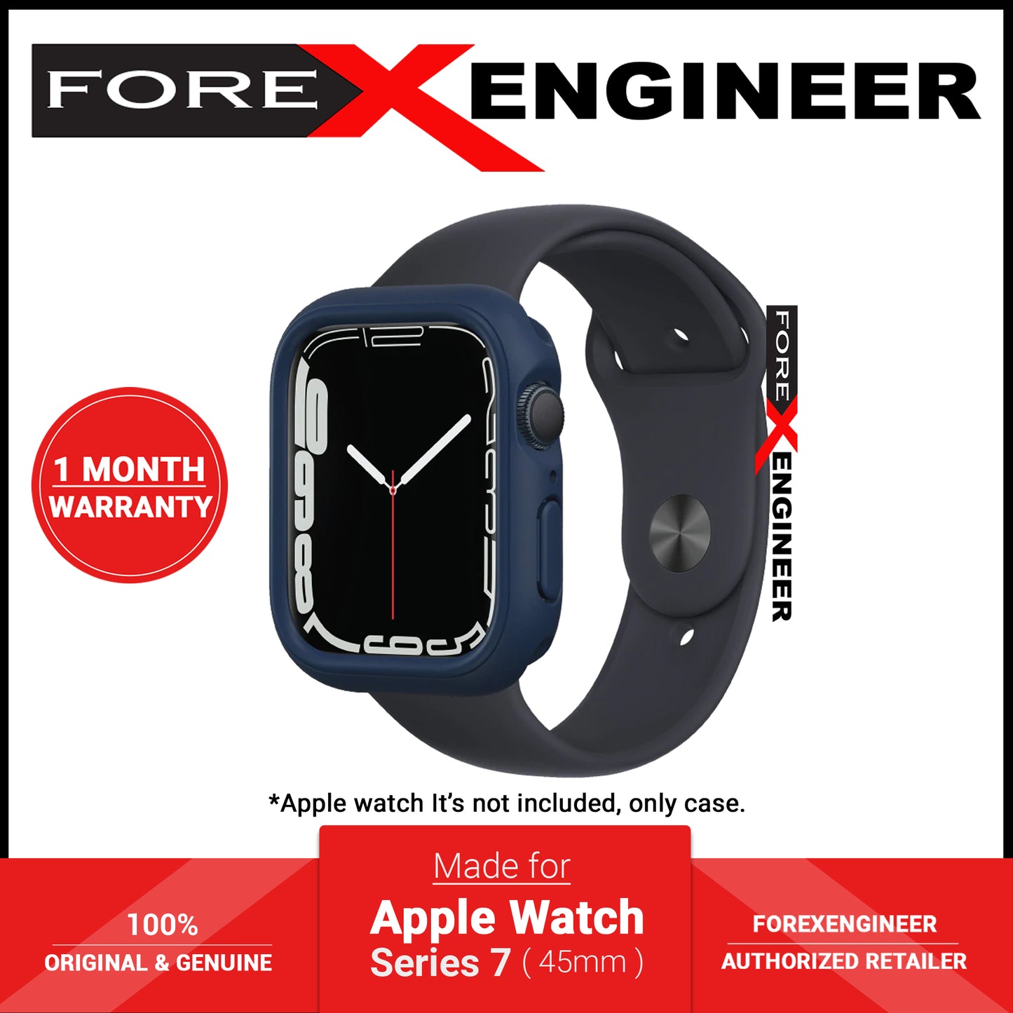 Rhinoshield CrashGuard NX for Apple Watch Series 7 ( 45mm ) - Navy Blue (Barcode: 4711203597155 )