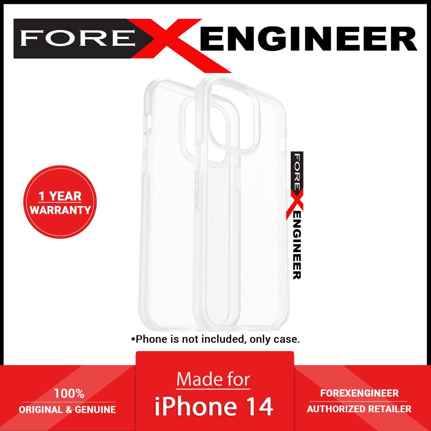 Otterbox React for iPhone 14 - Clear (Barcode: 840262384988)