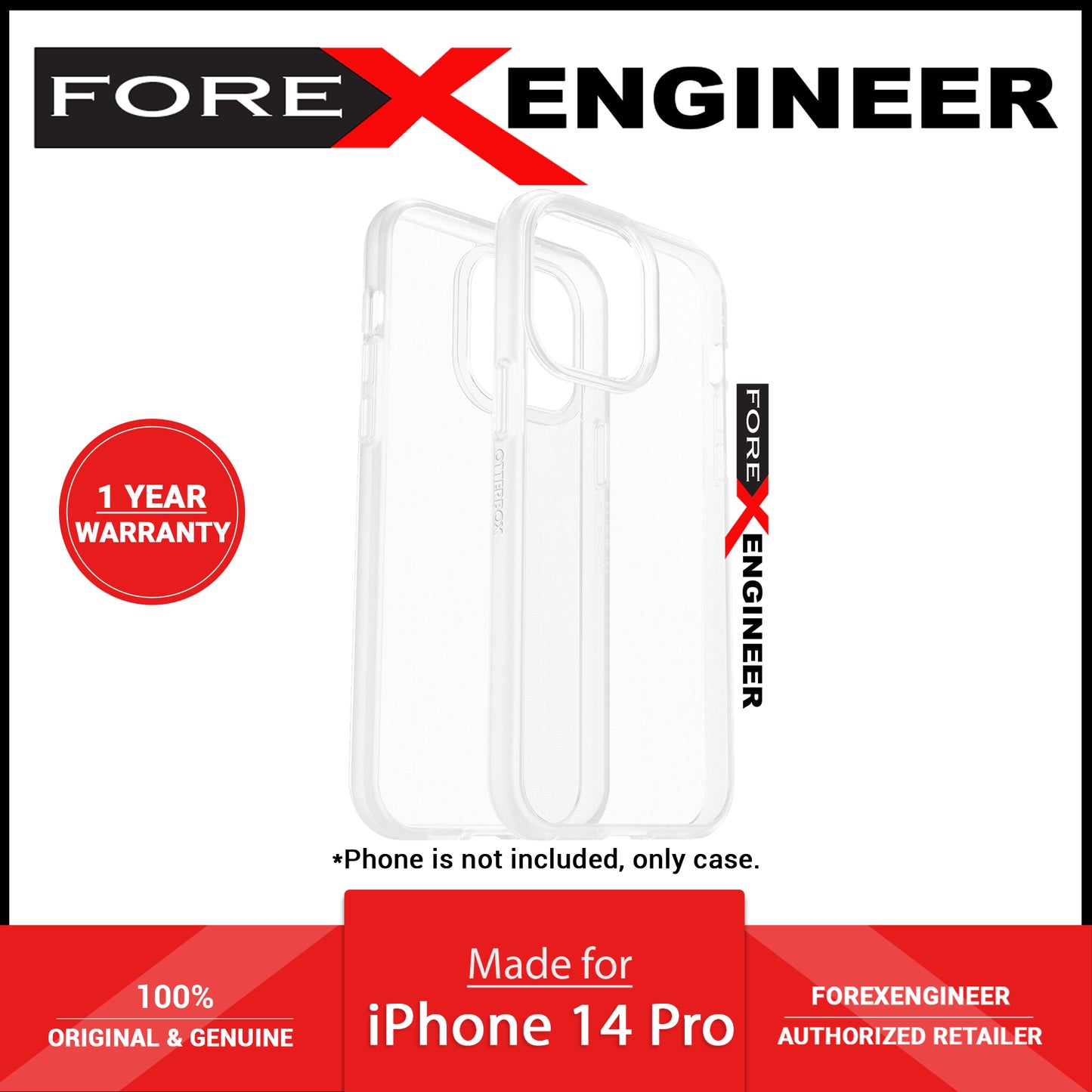 Otterbox React for iPhone 14 Pro - Clear (Barcode: 840262385060 )