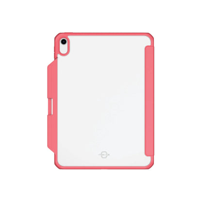 ITSKINS Hybrid R Solid Folio for iPad A16 11th Gen ( 2025 ) / iPad 10.9” 10th Gen ( 2022 ) -  Drop Protection Up to 1.5m  - Pink (Barcode: 4894465488383 ) - Forexengineer -Malaysia- 4894465488383