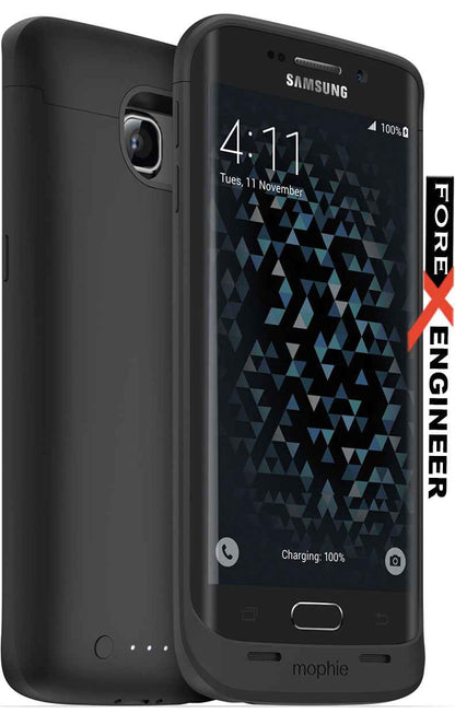 Mophie Juice Pack for Samsung Galaxy S6 Edge (3,300mah) - black color