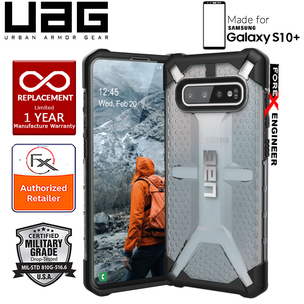 UAG Plasma for Samsung Galaxy S10+ - S10 Plus - Feather-Light Military Drop Tested - Ice
