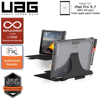 UAG Plyo Case for iPad 9.7 inch ( 6th & 5th Gen ) with Apple Pencil Holder - Ice
