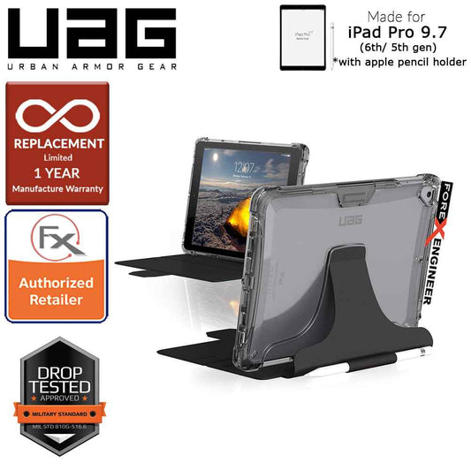 UAG Plyo Case for iPad 9.7 inch ( 6th & 5th Gen ) with Apple Pencil Holder - Ice