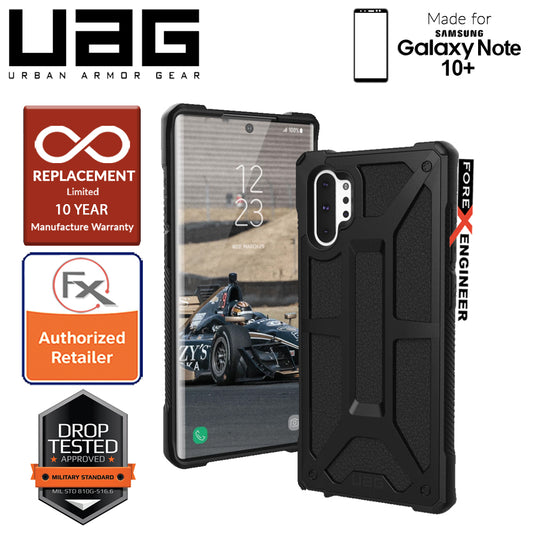 UAG Monarch for Samsung Galaxy Note 10+ - Note 10 Plus - Rugged Military Drop Tested - Black